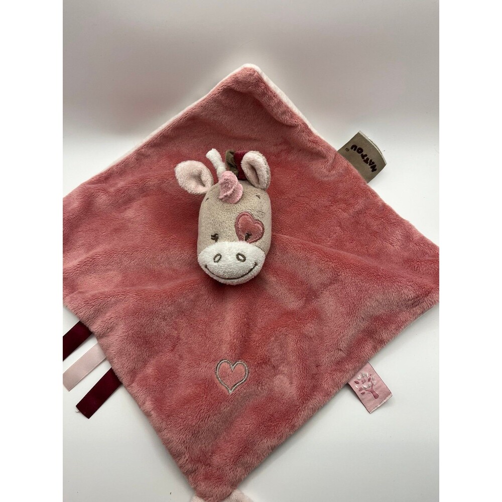 Nattou Baby Unicorn Lovey Blankie